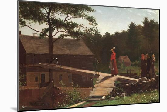 Old Mill (The Morning Bell), 1871-Winslow Homer-Mounted Giclee Print