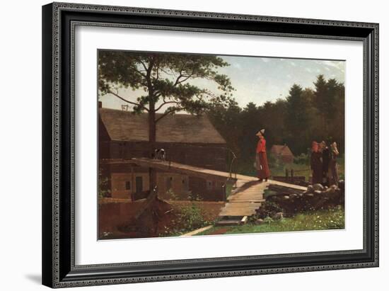 Old Mill (The Morning Bell), 1871-Winslow Homer-Framed Giclee Print