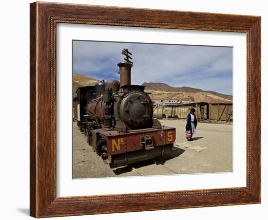 Old Mining Ghost Town of Pulacayo, Famously Linked to Butch Cassidy and Sundance Kid, Bolivia-Simon Montgomery-Framed Photographic Print