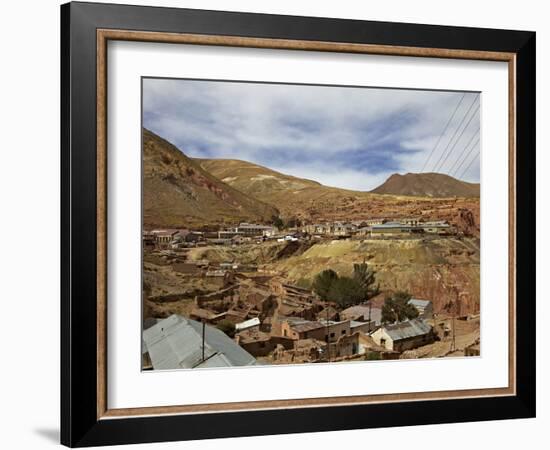 Old Mining Ghost Town of Pulacayo, Famously Linked to Butch Cassidy and Sundance Kid, Bolivia-Simon Montgomery-Framed Photographic Print