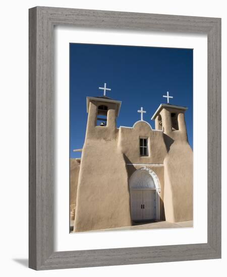 Old Mission of St. Francis De Assisi, Ranchos De Taos, New Mexico, United States of America, North-Richard Maschmeyer-Framed Photographic Print