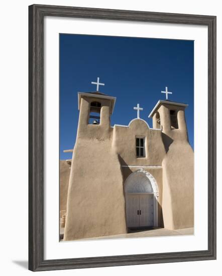 Old Mission of St. Francis De Assisi, Ranchos De Taos, New Mexico, United States of America, North-Richard Maschmeyer-Framed Photographic Print