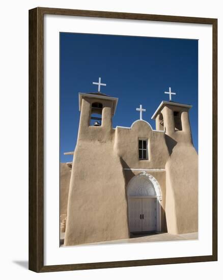 Old Mission of St. Francis De Assisi, Ranchos De Taos, New Mexico, United States of America, North-Richard Maschmeyer-Framed Photographic Print