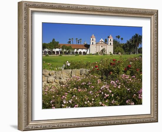 Old Mission Santa Barbara, Santa Barbara, California, United States of America, North America-Richard Cummins-Framed Photographic Print