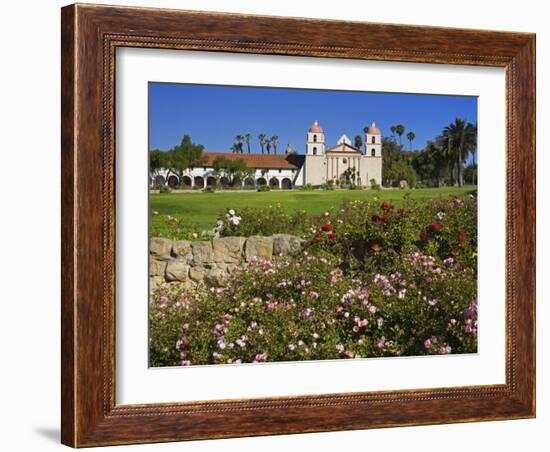 Old Mission Santa Barbara, Santa Barbara, California, United States of America, North America-Richard Cummins-Framed Photographic Print