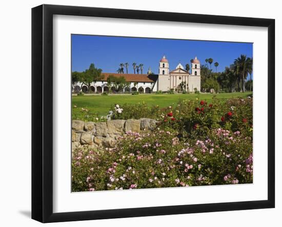 Old Mission Santa Barbara, Santa Barbara, California, United States of America, North America-Richard Cummins-Framed Photographic Print