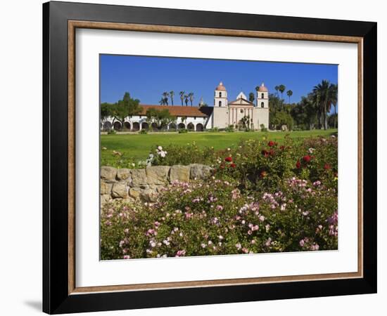 Old Mission Santa Barbara, Santa Barbara, California, United States of America, North America-Richard Cummins-Framed Photographic Print