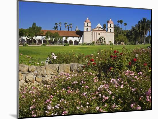 Old Mission Santa Barbara, Santa Barbara, California, United States of America, North America-Richard Cummins-Mounted Photographic Print