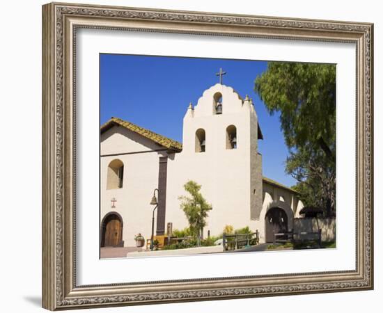 Old Mission Santa Ines, Solvang, Santa Barbara County, Central California-Richard Cummins-Framed Photographic Print