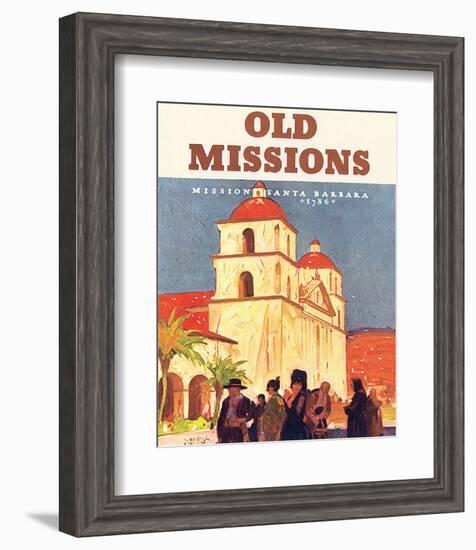 Old Missions-null-Framed Art Print