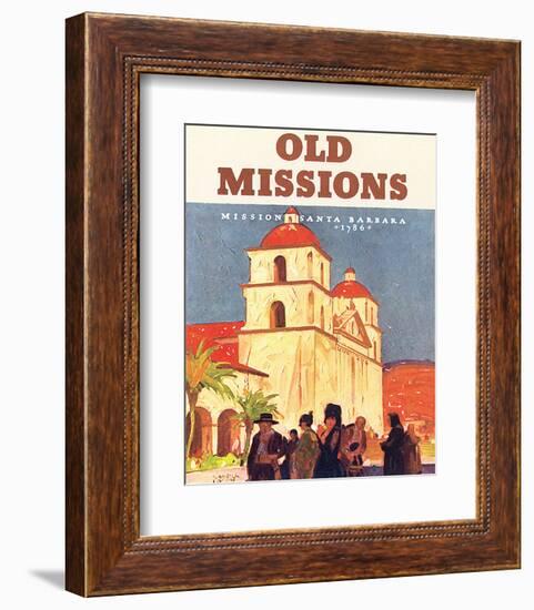 Old Missions-null-Framed Art Print