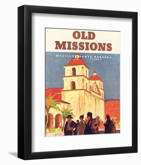 Old Missions-null-Framed Art Print