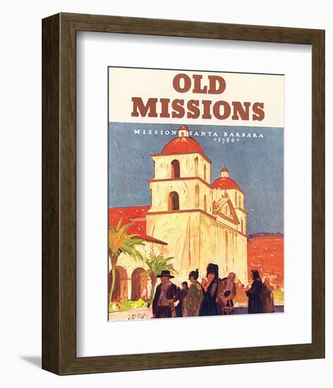 Old Missions-null-Framed Art Print