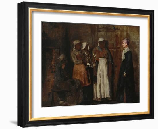 Old Mistress, 1876-Winslow Homer-Framed Giclee Print