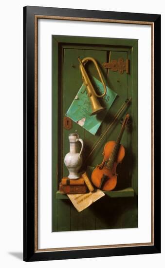 Old Models-William Michael Harnett-Framed Art Print