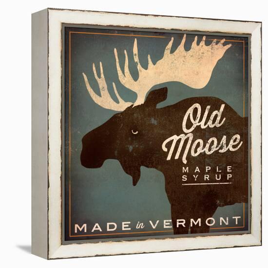 Old Moose Maple Syrup Made in Vermont-Ryan Fowler-Framed Stretched Canvas