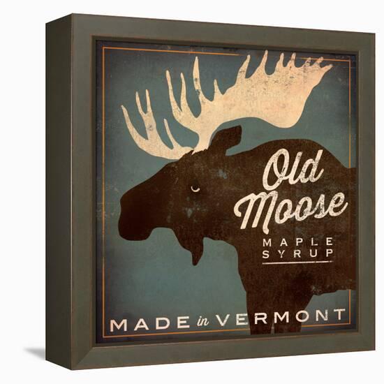 Old Moose Maple Syrup Made in Vermont-Ryan Fowler-Framed Stretched Canvas