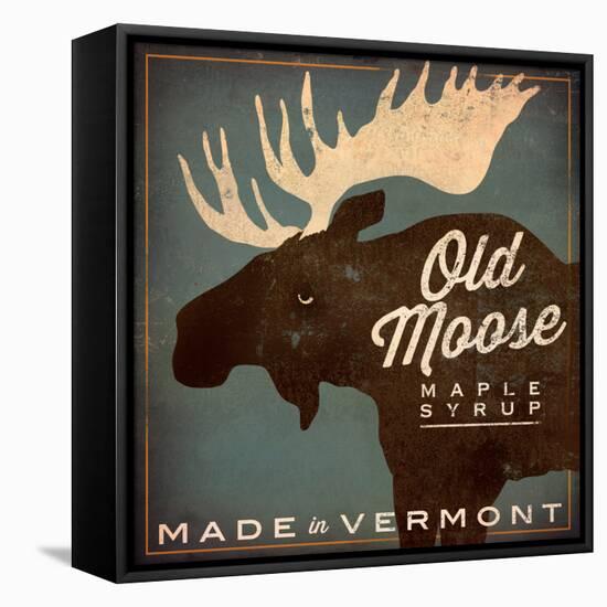 Old Moose Maple Syrup Made in Vermont-Ryan Fowler-Framed Stretched Canvas