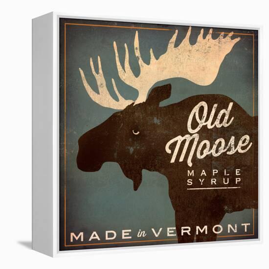 Old Moose Maple Syrup Made in Vermont-Ryan Fowler-Framed Stretched Canvas