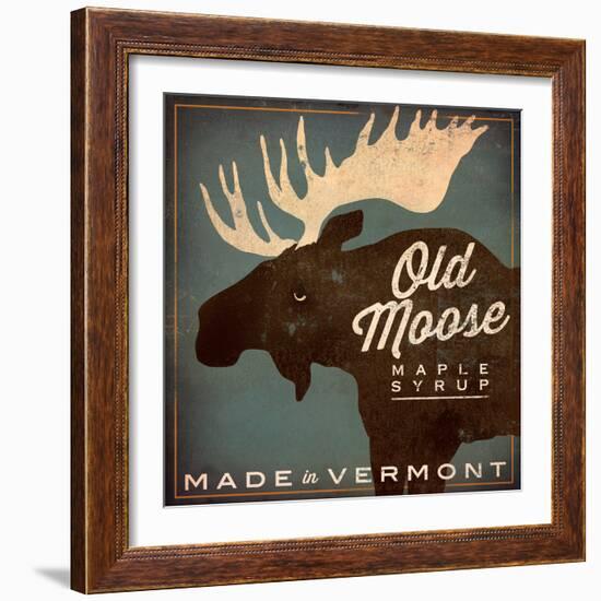 Old Moose Maple Syrup Made in Vermont-Ryan Fowler-Framed Art Print