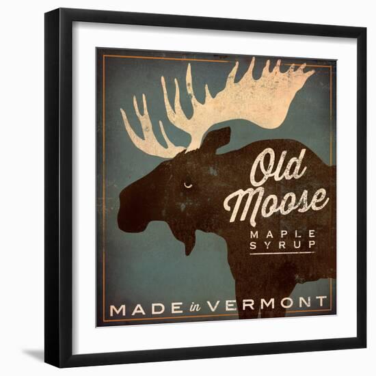 Old Moose Maple Syrup Made in Vermont-Ryan Fowler-Framed Art Print