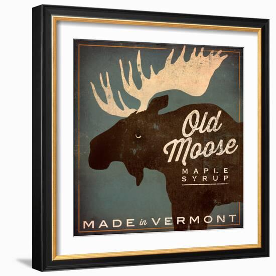 Old Moose Maple Syrup Made in Vermont-Ryan Fowler-Framed Art Print