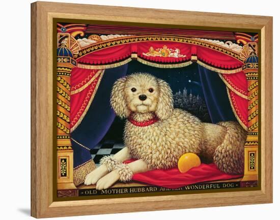 Old Mother Hubbard's Wonderful Dog, 1998-Frances Broomfield-Framed Premier Image Canvas