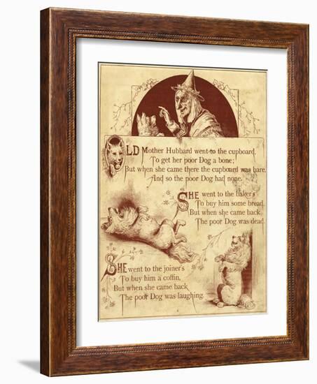 Old Mother Hubbard: Went to the Cupboard-null-Framed Photographic Print