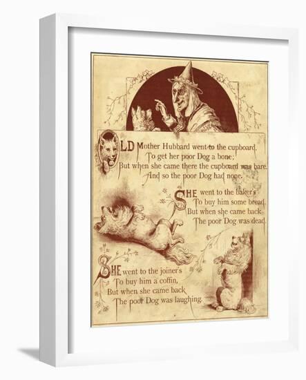 Old Mother Hubbard: Went to the Cupboard-null-Framed Photographic Print