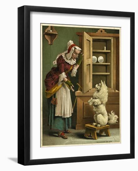 Old Mother Hubbard: Went to the Cupboard-null-Framed Art Print