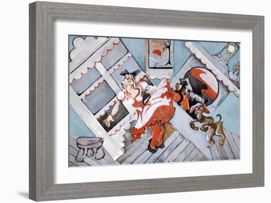 Old Mother Hubbard-Zelda Fitzgerald-Framed Art Print