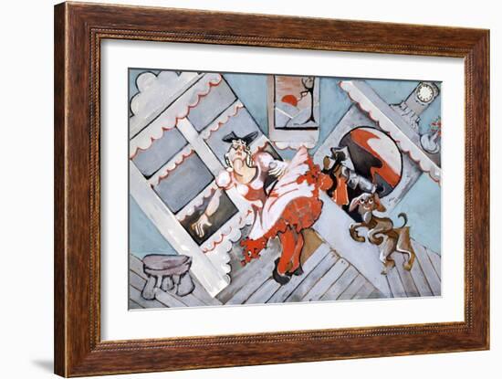 Old Mother Hubbard-Zelda Fitzgerald-Framed Art Print