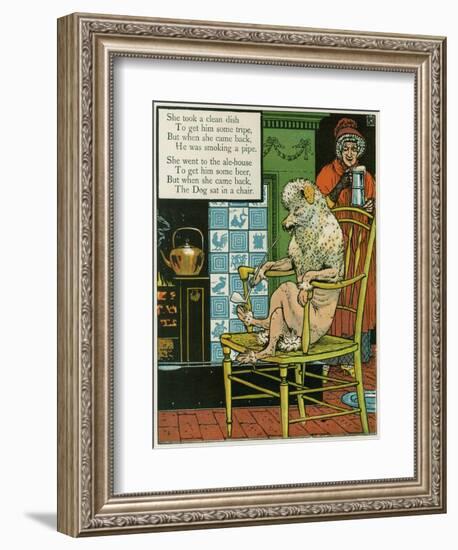 Old Mother Hubbard-Walter Crane-Framed Art Print