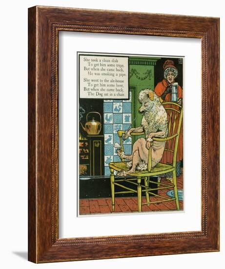 Old Mother Hubbard-Walter Crane-Framed Art Print