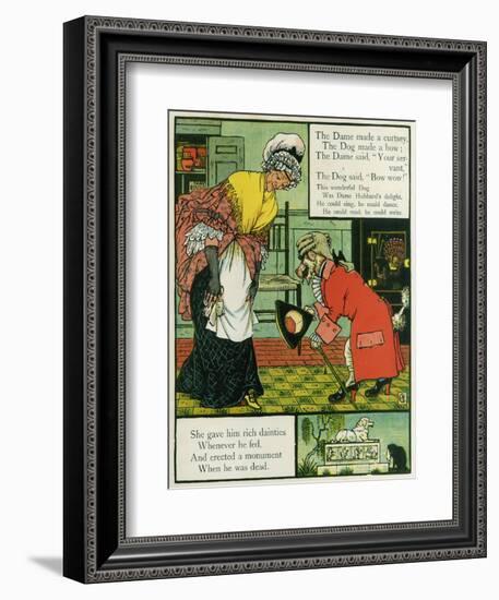 Old Mother Hubbard-Walter Crane-Framed Art Print