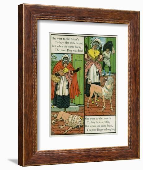 Old Mother Hubbard-Walter Crane-Framed Premium Giclee Print