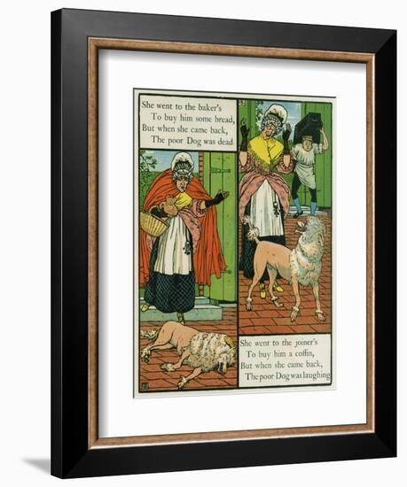 Old Mother Hubbard-Walter Crane-Framed Premium Giclee Print