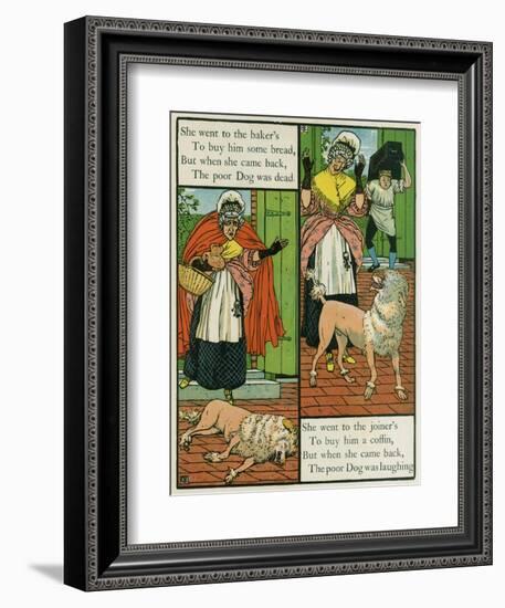 Old Mother Hubbard-Walter Crane-Framed Premium Giclee Print