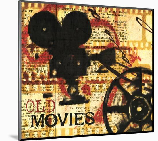 Old Movies-Irena Orlov-Mounted Art Print