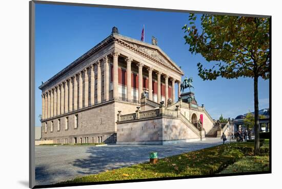 Old National Gallery, Alte Nationalgalerie, Museum Island, Berlin, Germany-null-Mounted Art Print