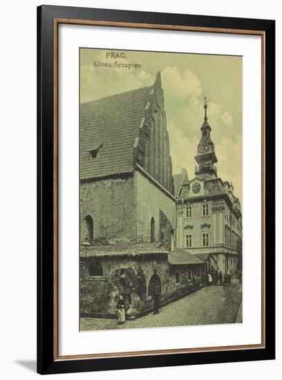 Old New Synagogue, Prague-null-Framed Photographic Print