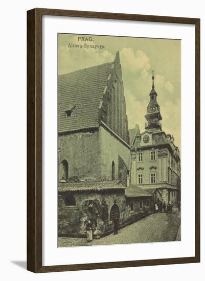 Old New Synagogue, Prague-null-Framed Photographic Print