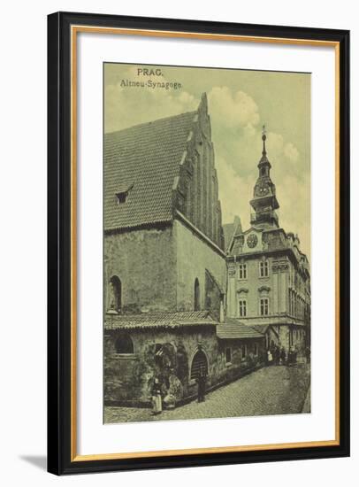 Old New Synagogue, Prague-null-Framed Photographic Print