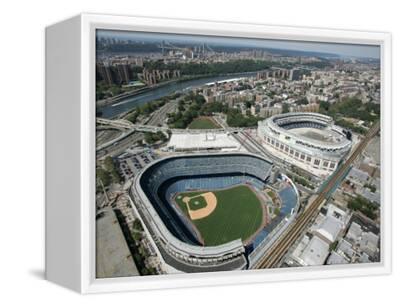 Old New York Yankees Stadium next to 