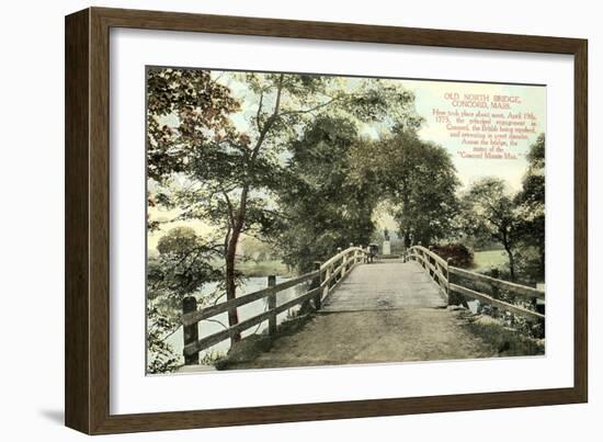 Old North Bridge, Concord-null-Framed Art Print