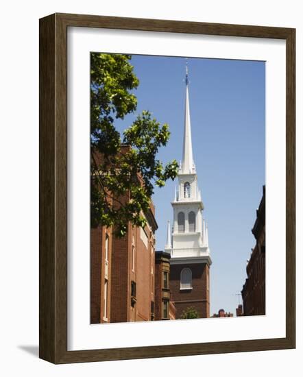 Old North Church, North End, Boston, Massachusetts, USA-Amanda Hall-Framed Photographic Print