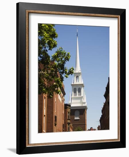 Old North Church, North End, Boston, Massachusetts, USA-Amanda Hall-Framed Photographic Print