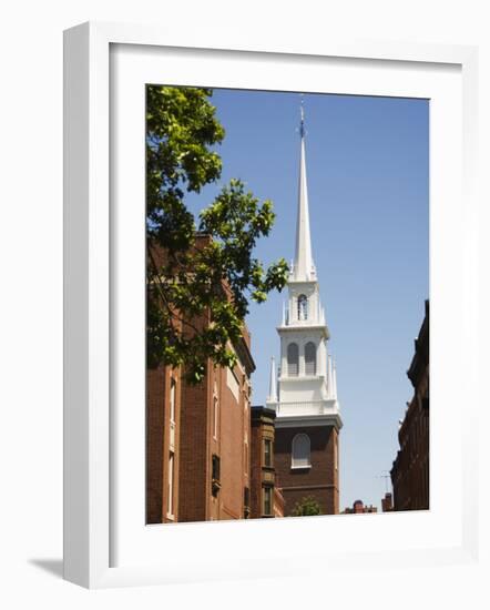 Old North Church, North End, Boston, Massachusetts, USA-Amanda Hall-Framed Photographic Print