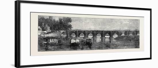 Old Nottingham Bridge 1871-null-Framed Giclee Print
