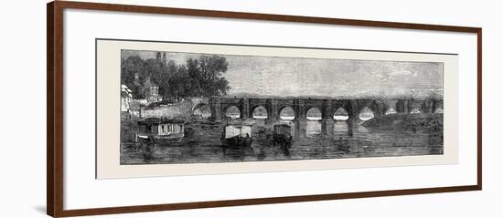 Old Nottingham Bridge 1871-null-Framed Giclee Print